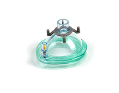 Anaesthetic face mask with adjustable air cushion, size 1, infant, 15M 
