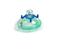 Anaesthetic face mask with adjustable air cushion, size 0, neonatal, 15M 