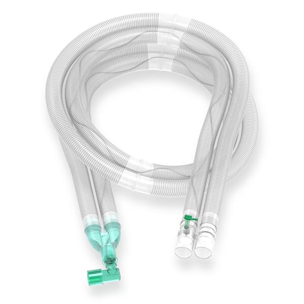 22mm Flextube™ breathing system with integral monitoring line, ≥ 2.4m