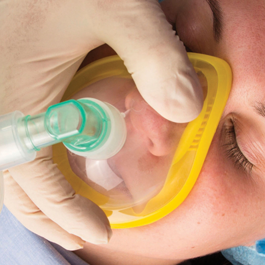 Anaesthetic face masks