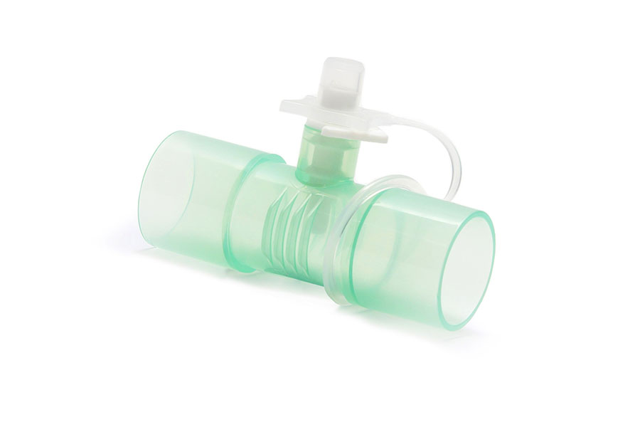 Straight connector 22M - MDI port towards patient - 22M