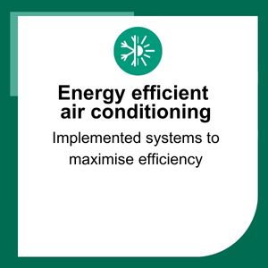 Energy efficient air conditioning