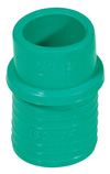 Straight elastomeric connector 22F lipped - 22mm non ISO connector