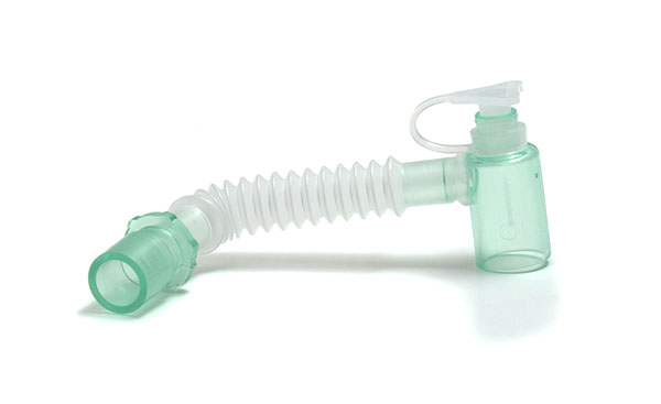 Superset fixed elbow paediatric/neonatal catheter mount, 15M - 7.6mm port - 15F, ≥49mm-100mm 